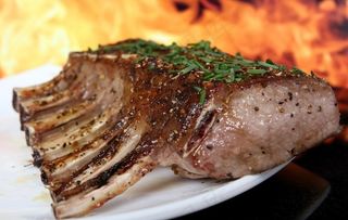 烧烤牛小排图片