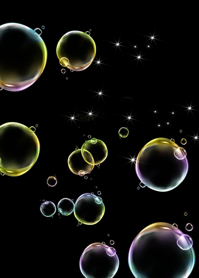 彩色泡泡免抠元素图片