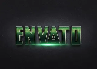 绿色特效字图片