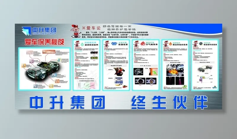 中升集团 爱车保养图片(23625X10513(DPI:100))psd模版下载