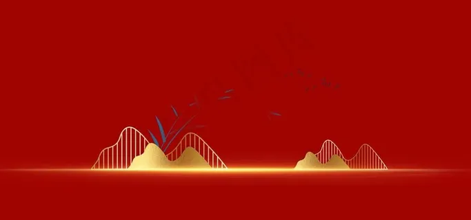 中式山背景图片 中式山背景图片