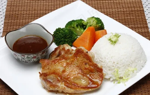 鸡扒饭图片 鸡扒饭图片