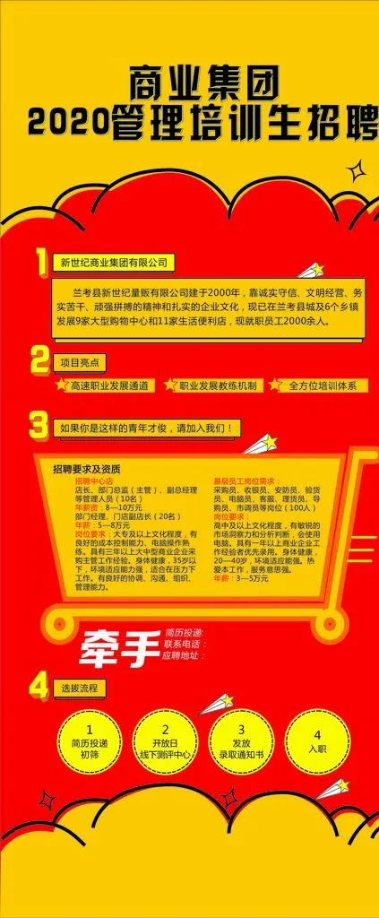 招聘 海报  招聘展架图片cdr矢量模版下载