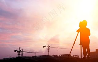 劳动工人剪影图片