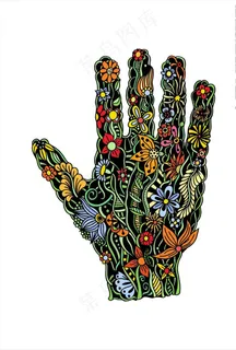 手掌素材下载植物花朵花卉素材图片