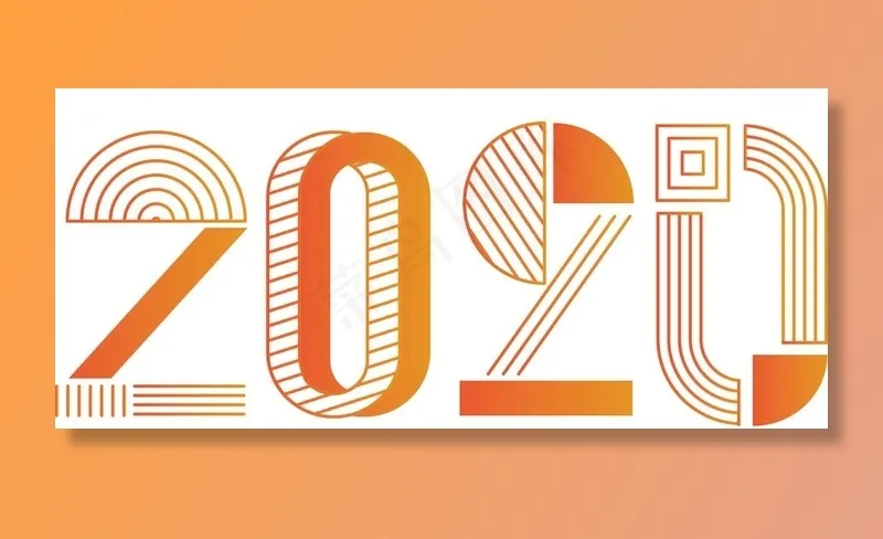 2020数字设计图片ai矢量模版下载