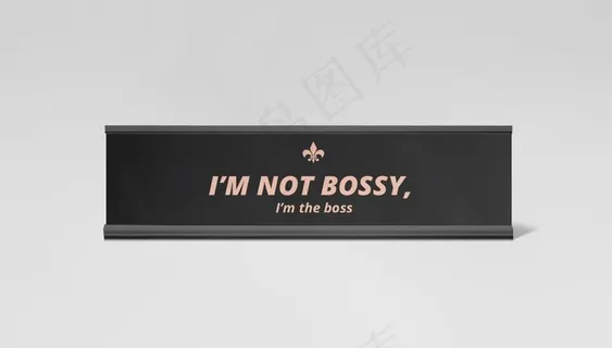 桌卡桌牌样机贴图正面图片