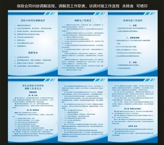 保险合同纠纷调解制度图片