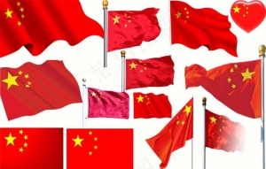 红旗素材 欢迎素材图片