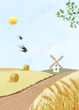 小燕子 风车图片