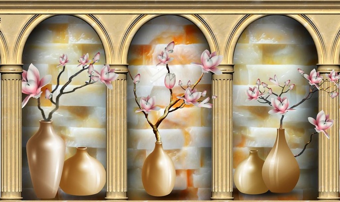 装饰画背景墙图片