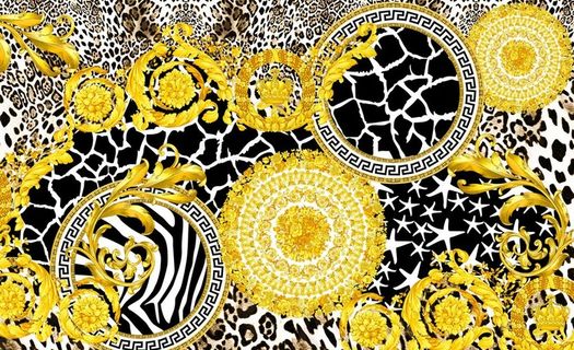 链条 豹纹 设计 大牌 图案图片