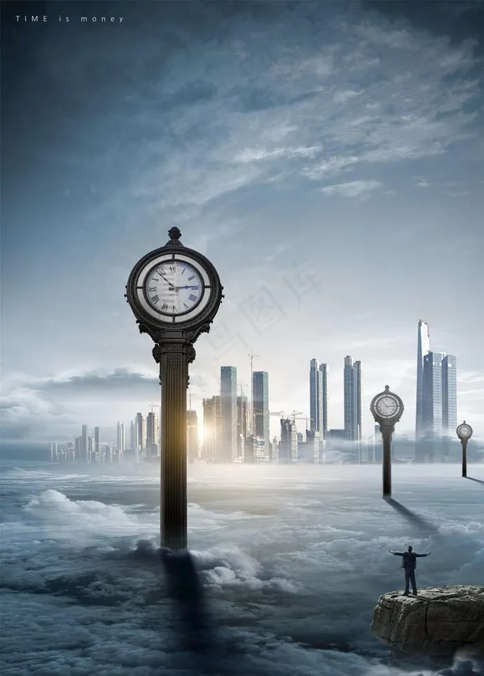 时间海报图片(3484X5025(DPI:300))psd模版下载
