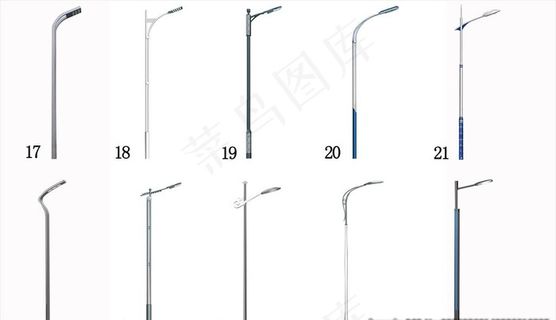 道路路灯 灯杆选型图片