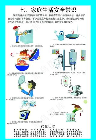 家庭生活安全常识图片