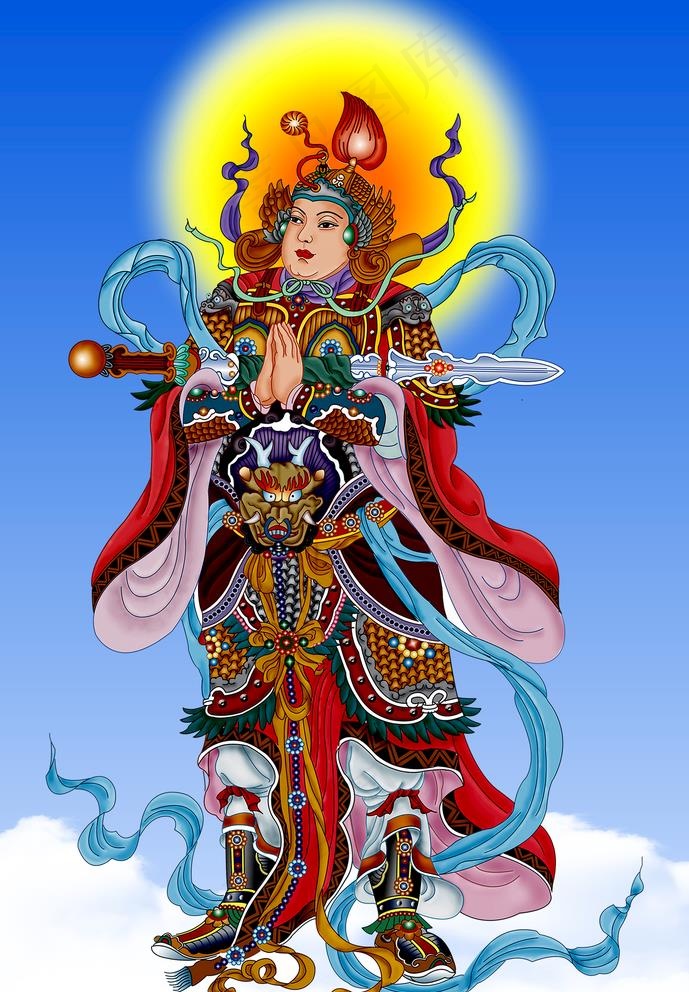 韦陀菩萨图片