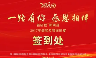 答谢晚宴签到处展板图片