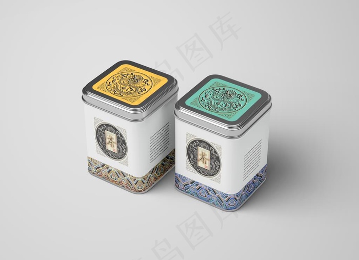 茶叶包装样机图片