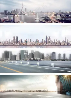 现代城市背景图图片