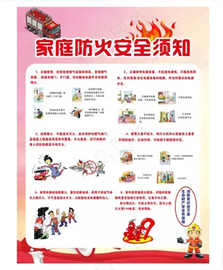家庭防火  海报图片