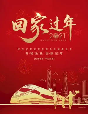 回家过年图片