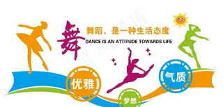 舞蹈教室文化墙图片