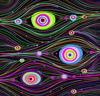 多彩孔雀羽毛图片