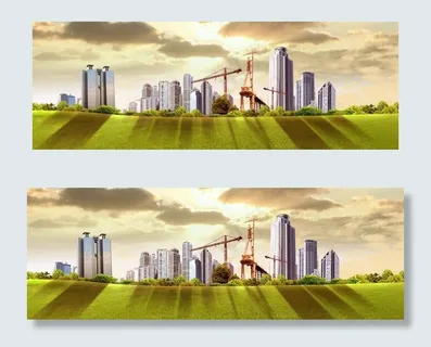 城乡背景素材图片