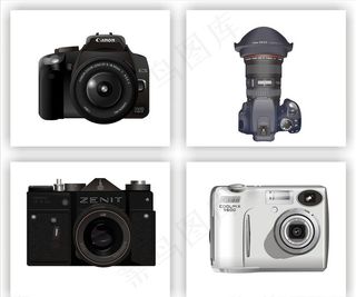 数码相机矢量图片