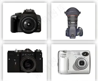 数码相机矢量图片