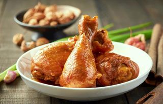 卤鸡腿图片