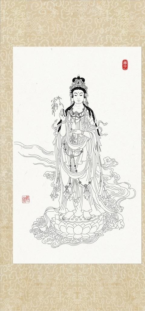 观音画像图片