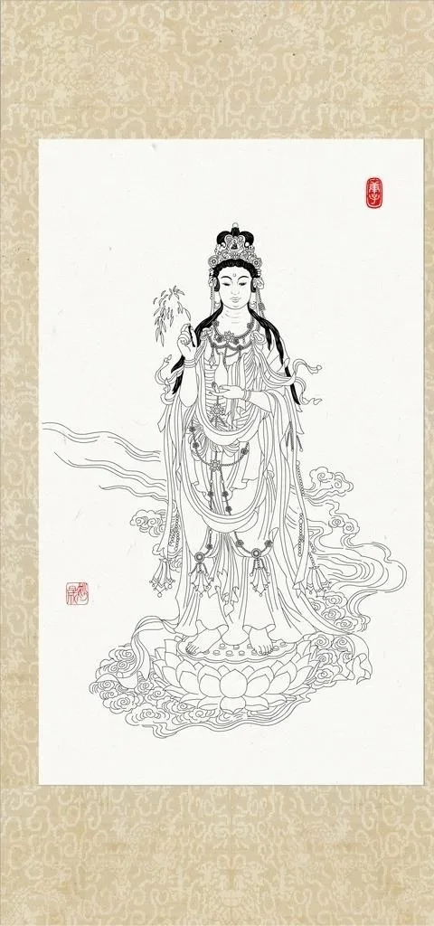 观音画像图片