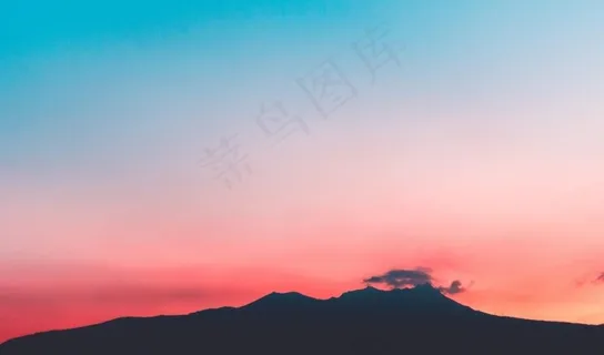 山川剪影图片 山川剪影图片