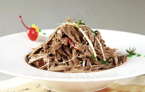 凉拌黑腐竹图片 凉拌黑腐竹图片