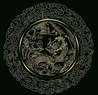 龙纹 底纹 龙凤纹 仿古图片