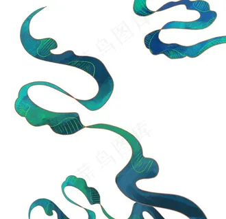 中国风飘带元素图片