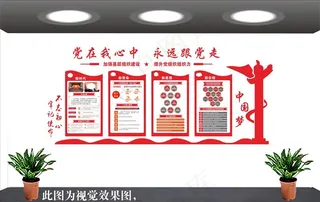 党建文化墙图片
