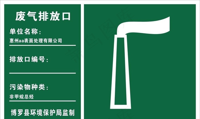 废气排放口图片cdr矢量模版下载