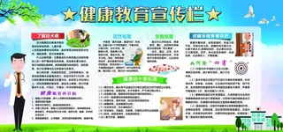 健康教育宣传栏图片