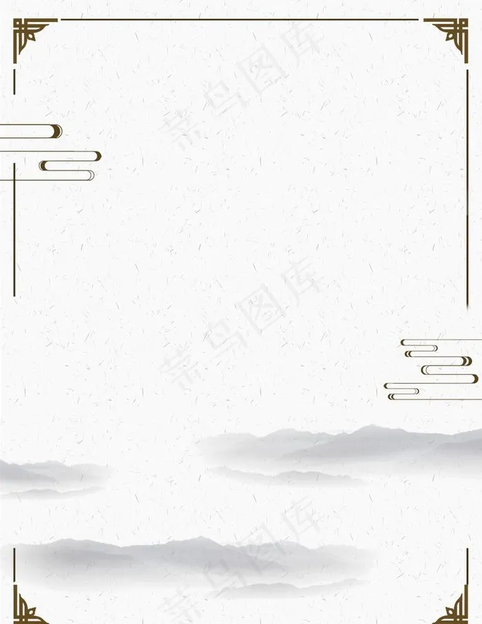 中国风展板图片psd模版下载