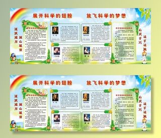 实验室科学家展板图片