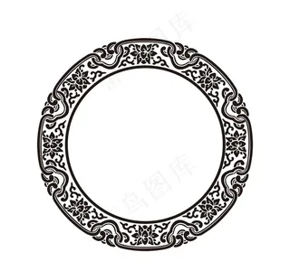 印花圆环图片