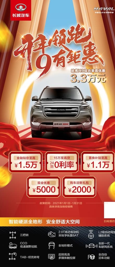 汽车海报图片(1080X2340(DPI:72))psd模版下载