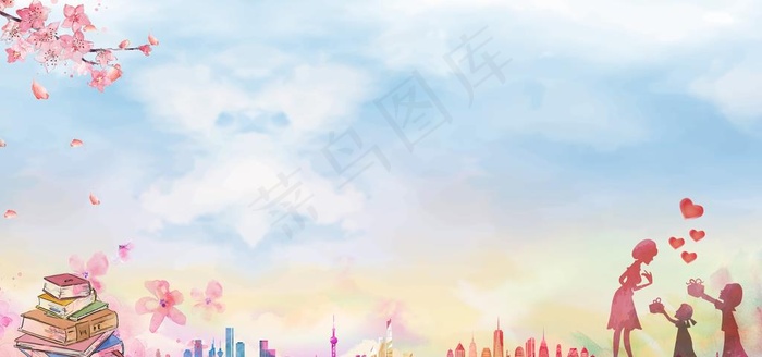 教师节背景图片(2953X1476(DPI:150))psd模版下载