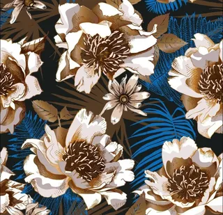 植物无缝印花图案图片