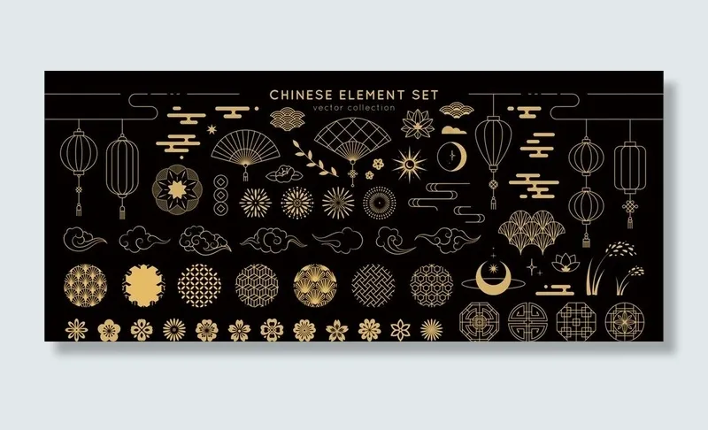 传统花纹 花边 艺术边框图片cdr矢量模版下载