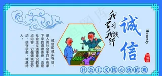 社会核心主义价值观诚信篇图片