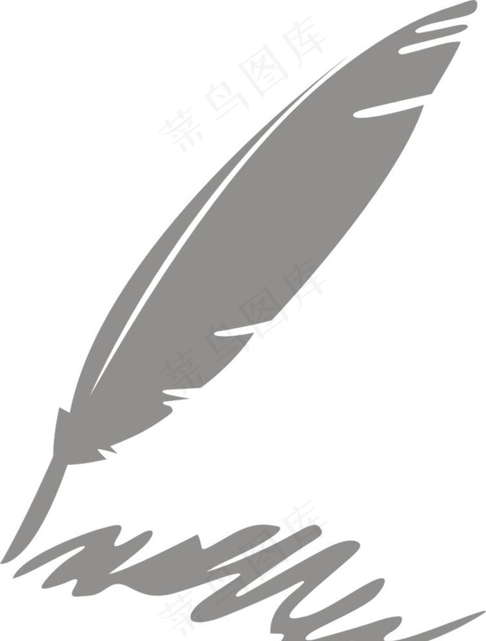 羽毛笔图片cdr矢量模版下载