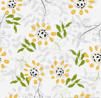 手绘花卉花纹图片